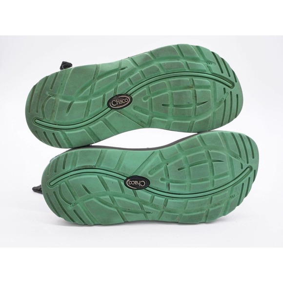 Chaco ZX2 Womens 8 Sandals Strappy Green Toe Ring Sport Slingback Vibram Sole - Picture 10 of 10